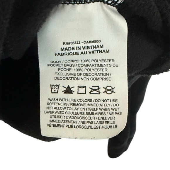 Nike Women's Classic Fleece Black Hoodie Sz- Small - Picture 3 of 4